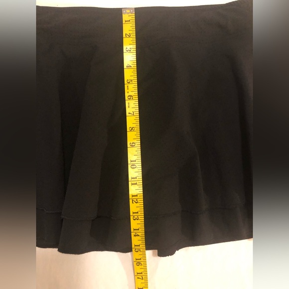 Prince black two layer tennis skirt, XL - Picture 12 of 12